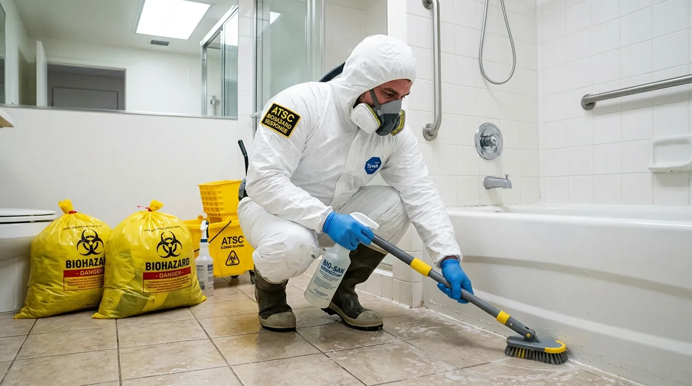 Decontamination equipment deployed for Blood Cleanup in Ashburn